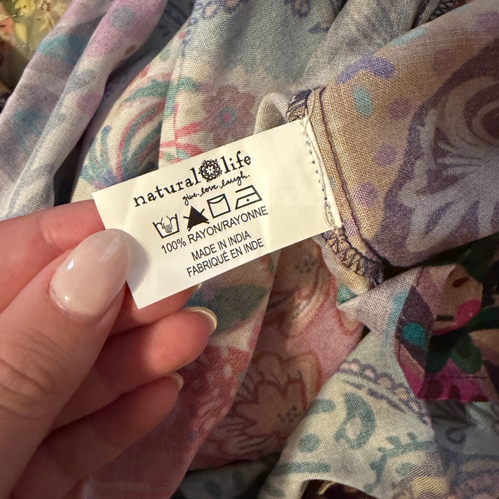 Natural Life Patchwork Top - image 5